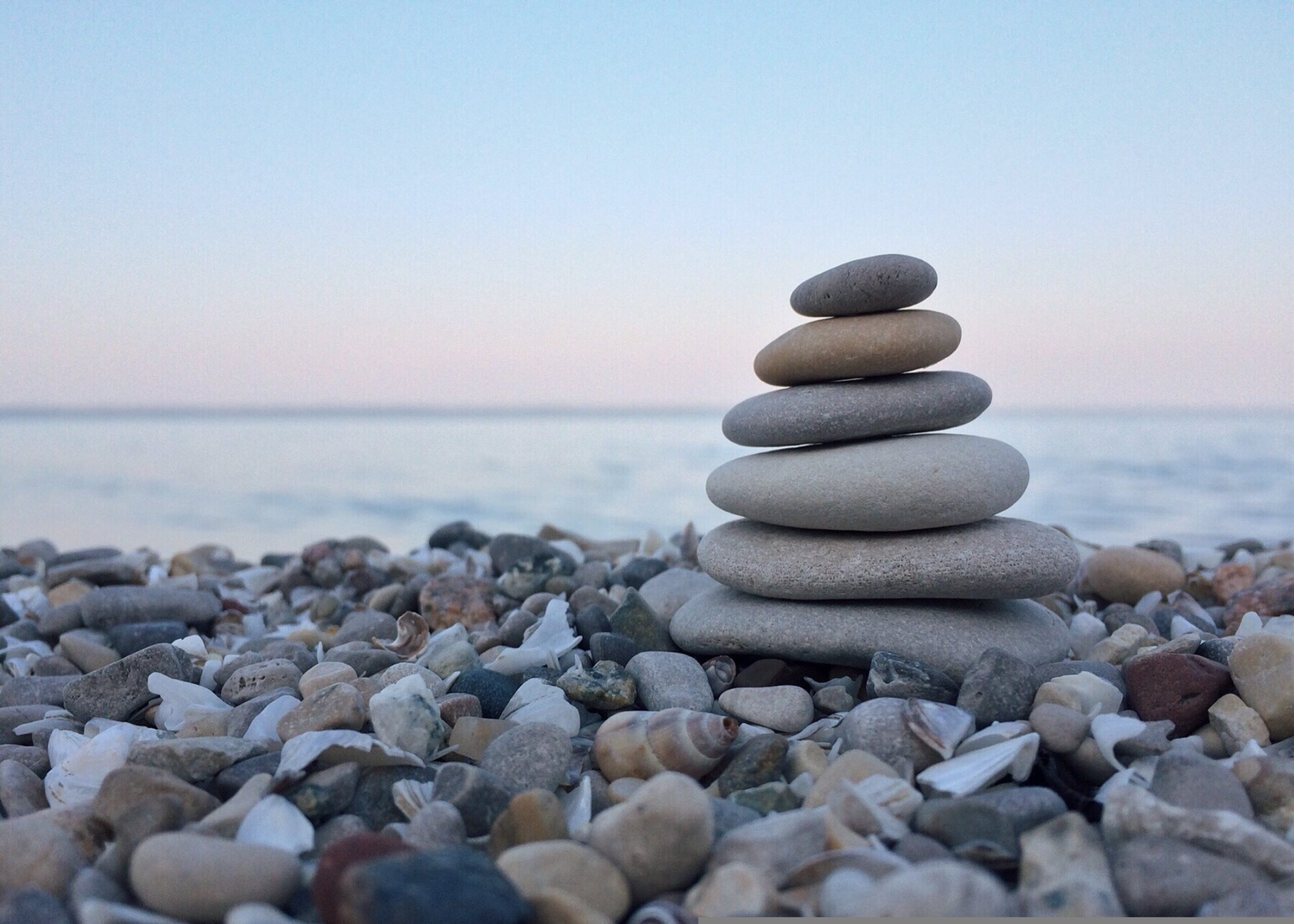 Steine in Balance